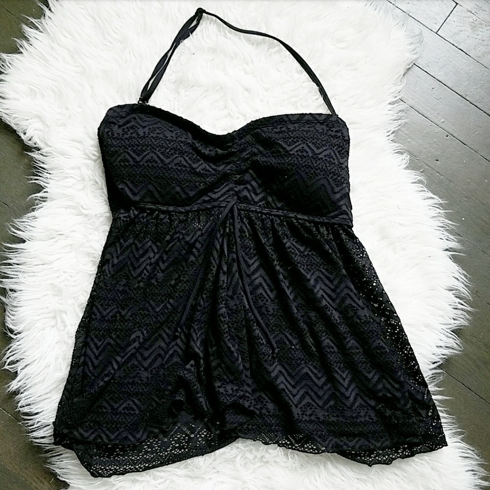 Lacy Plus Size Swim Tankini